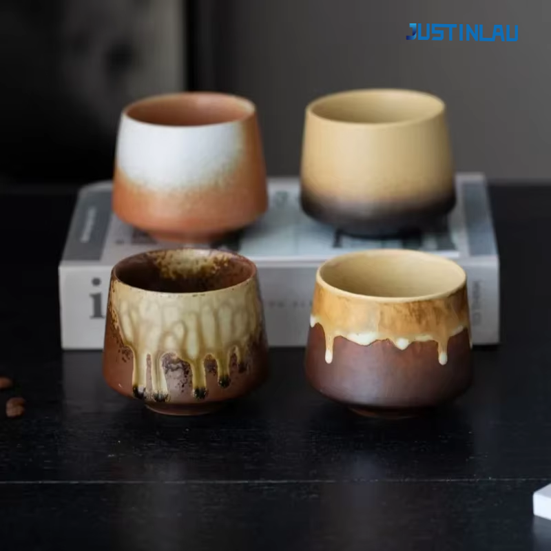 Is Japanese Lifestyle Healthy - JUSTINLAU Nuove Tazze in Ceramica Vintage,