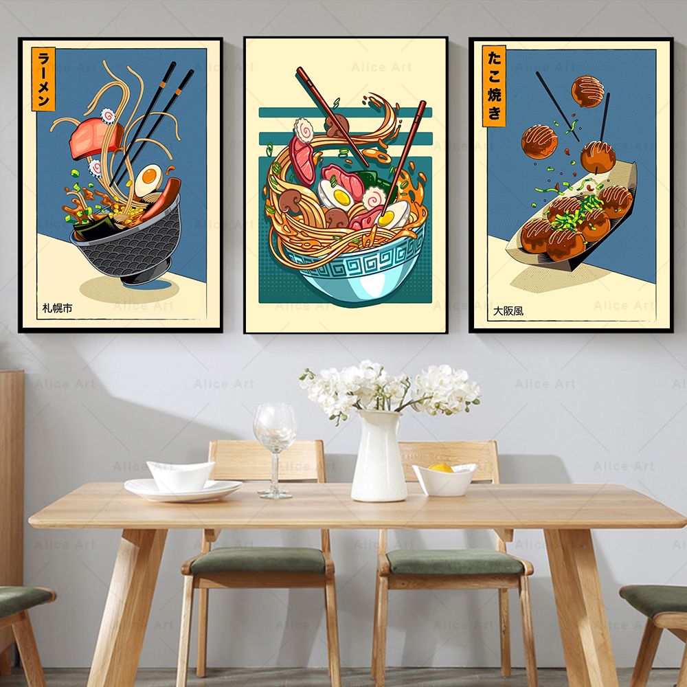 Japanese Lifestyle Food - Poster in stile giapponese cucina cibo