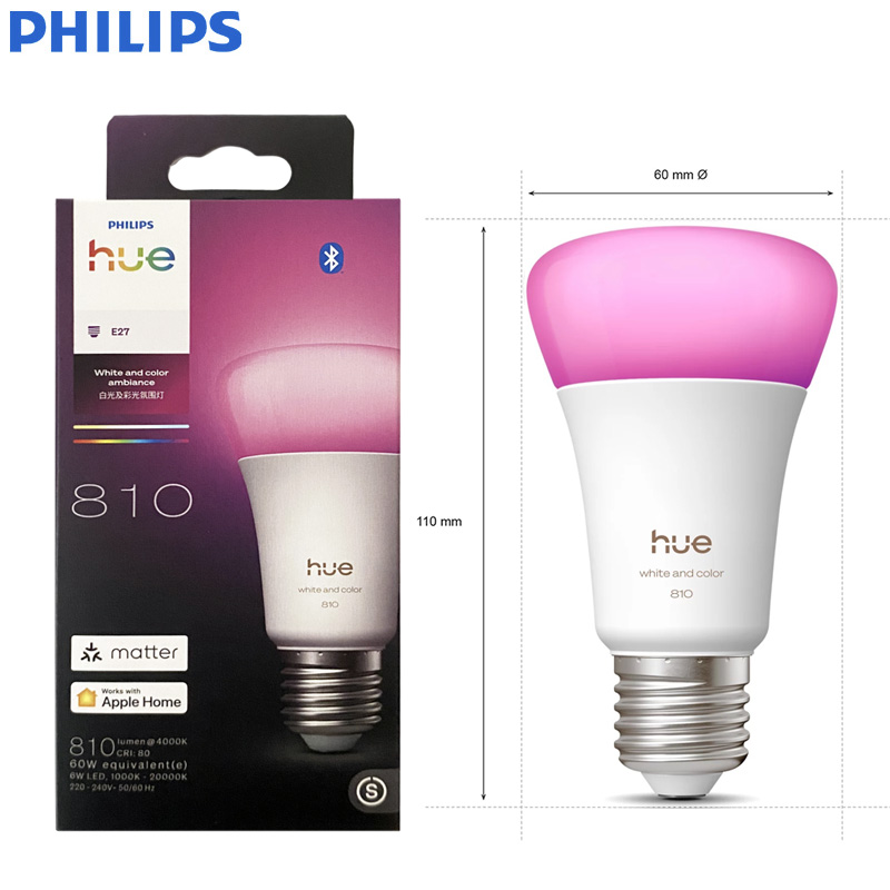 Philips Hue E27 A60 Lampadina  - Philips Bulb Hue recensione e prezzo