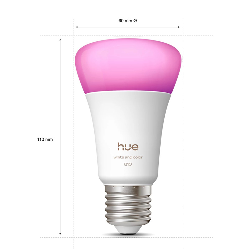 Philips Hue E27 A60 810LM Lamp - Philips Bulb Hue recensione e prezzo