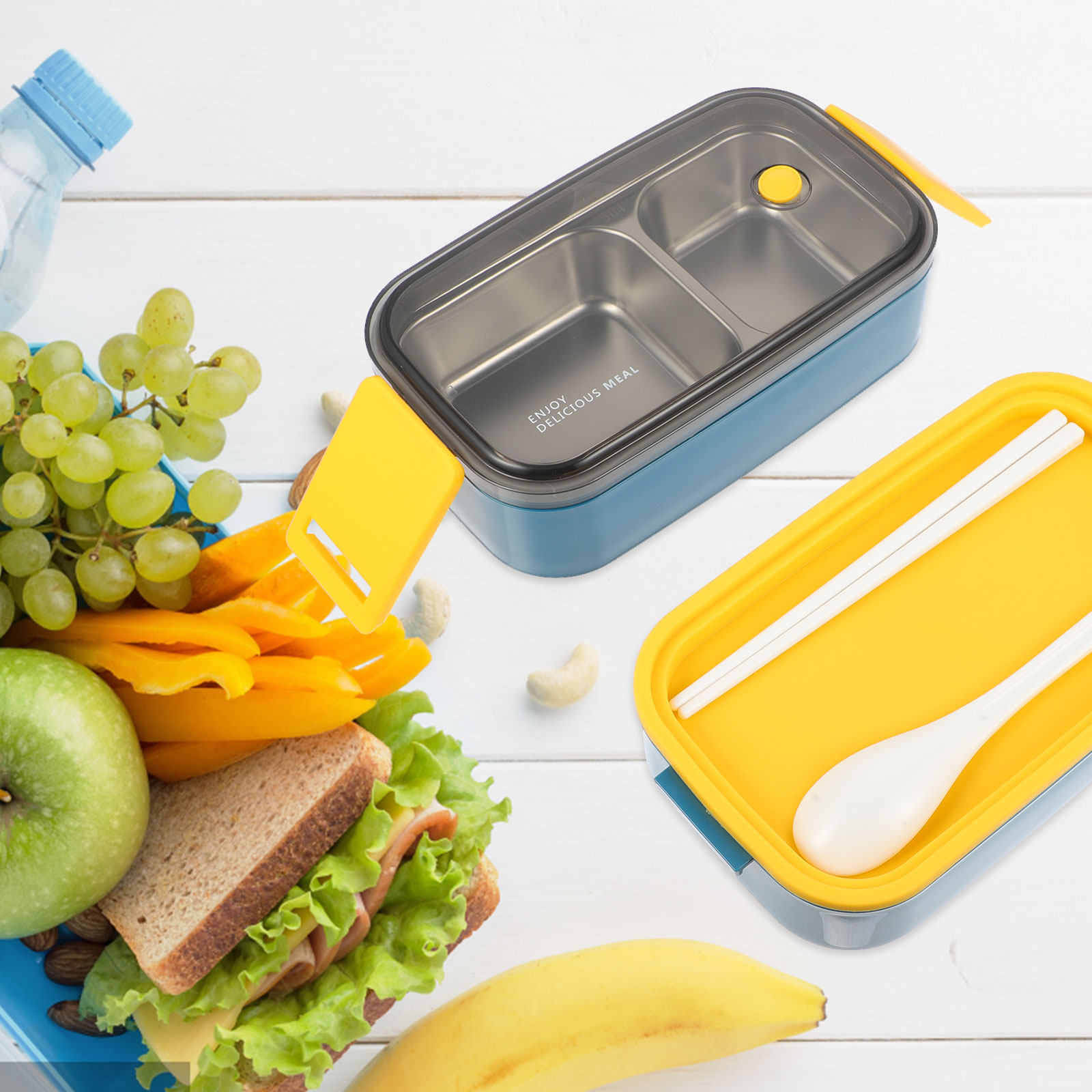 Contenitore per Pranzo in Acci - Bento Box Two Tier recensione e prezzo