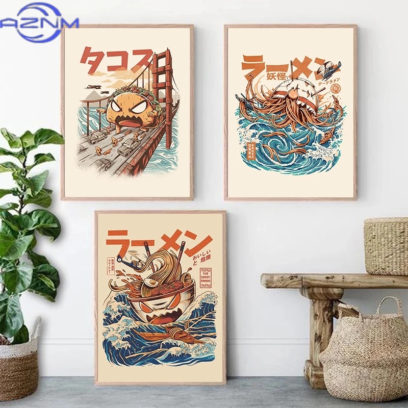 AZNM Poster di Kaiju Giappones - Japanese Lifestyle Food recensione e prezzo